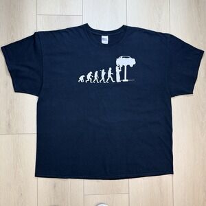 Gildan Mechanic Evolution T Shirt Mens 3XL Black Auto Repair Graphic Tee Funny